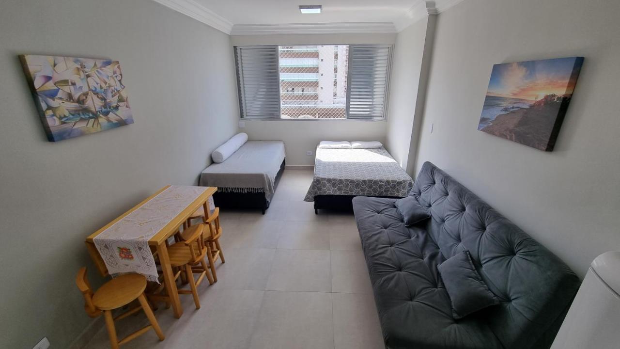Apartamento Kit Praia Grande Na Guilhermina Frente Mar Apartment Luaran gambar
