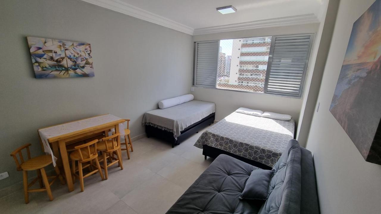 Apartamento Kit Praia Grande Na Guilhermina Frente Mar Apartment Luaran gambar