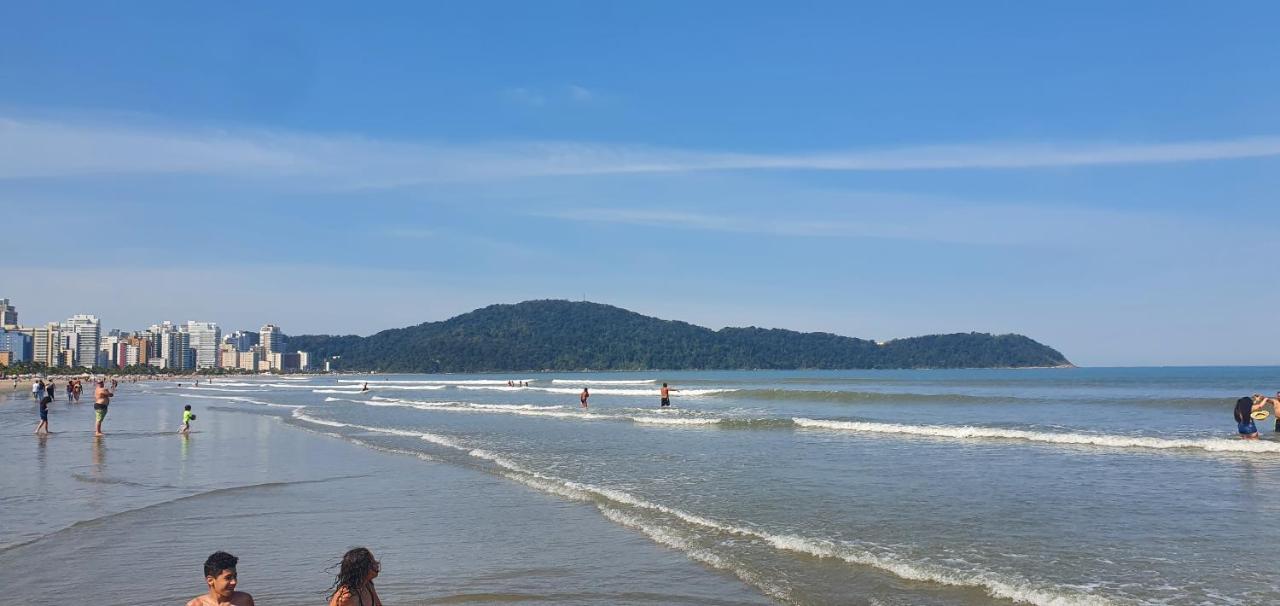 Apartamento Kit Praia Grande Na Guilhermina Frente Mar Apartment Luaran gambar