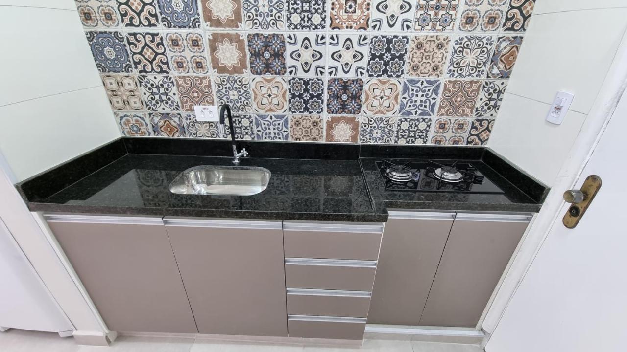 Apartamento Kit Praia Grande Na Guilhermina Frente Mar Apartment Luaran gambar