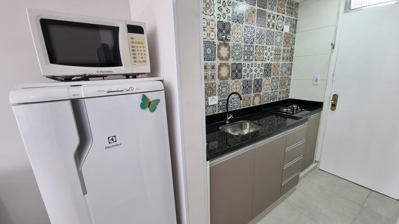 Apartamento Kit Praia Grande Na Guilhermina Frente Mar Apartment Luaran gambar