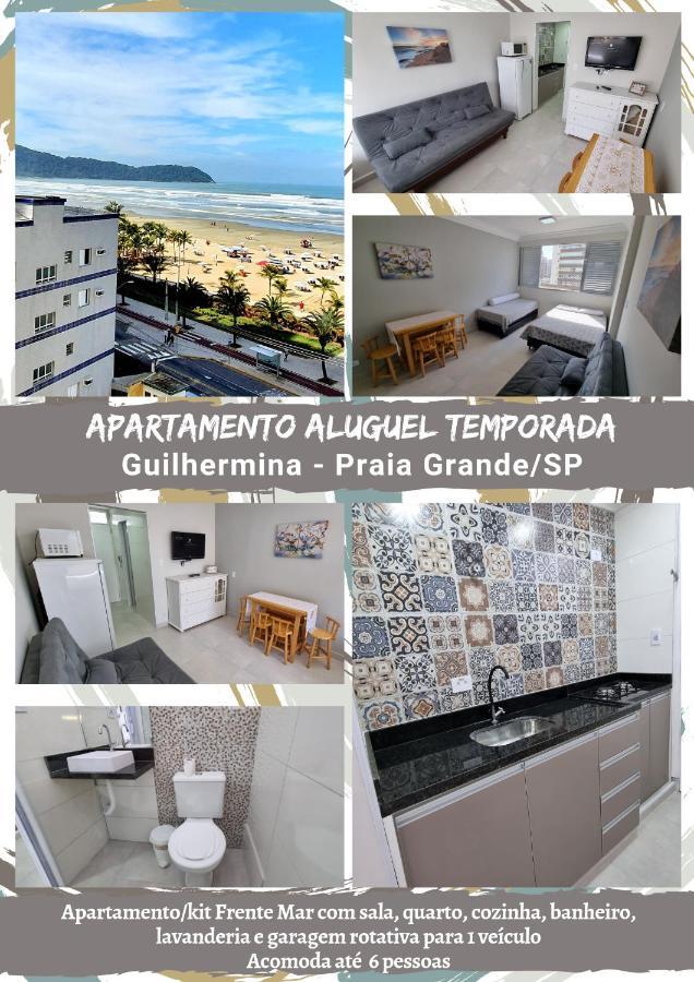 Apartamento Kit Praia Grande Na Guilhermina Frente Mar Apartment Luaran gambar