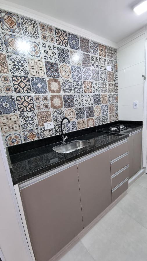Apartamento Kit Praia Grande Na Guilhermina Frente Mar Apartment Luaran gambar