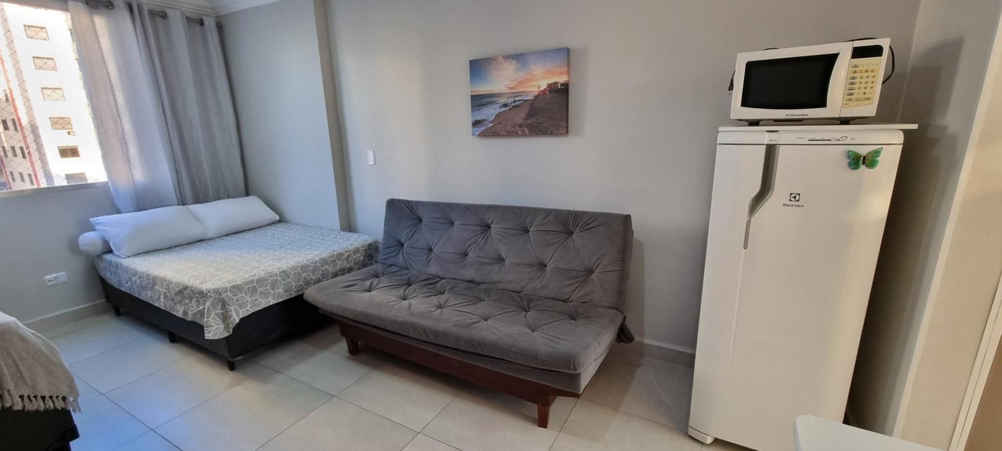 Apartamento Kit Praia Grande Na Guilhermina Frente Mar Apartment Luaran gambar